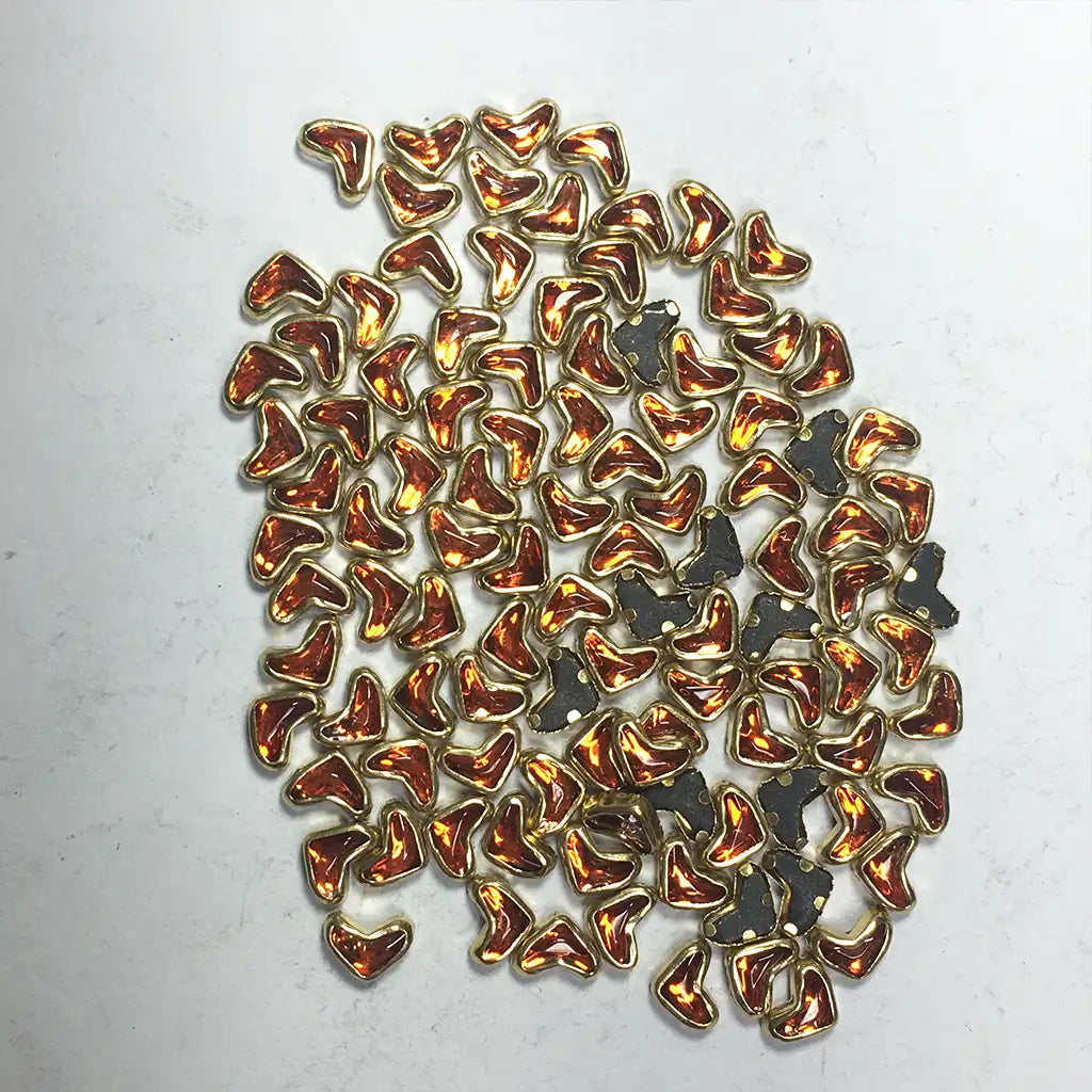 Glass Heart - Orange