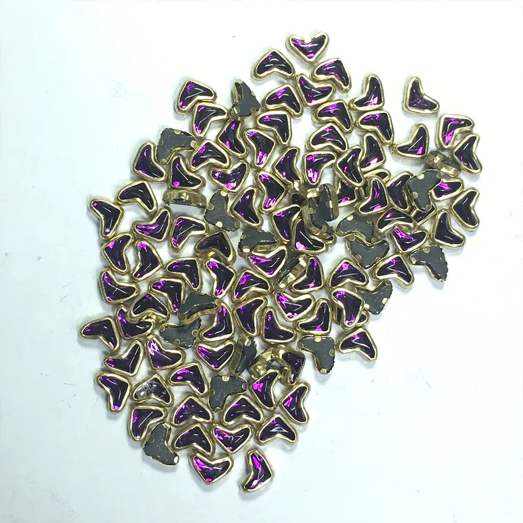 Glass Heart - Purple
