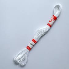Embroidery thread - WHITE